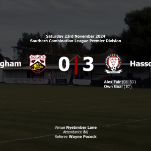 Report: Pagham 0-3 Hassocks