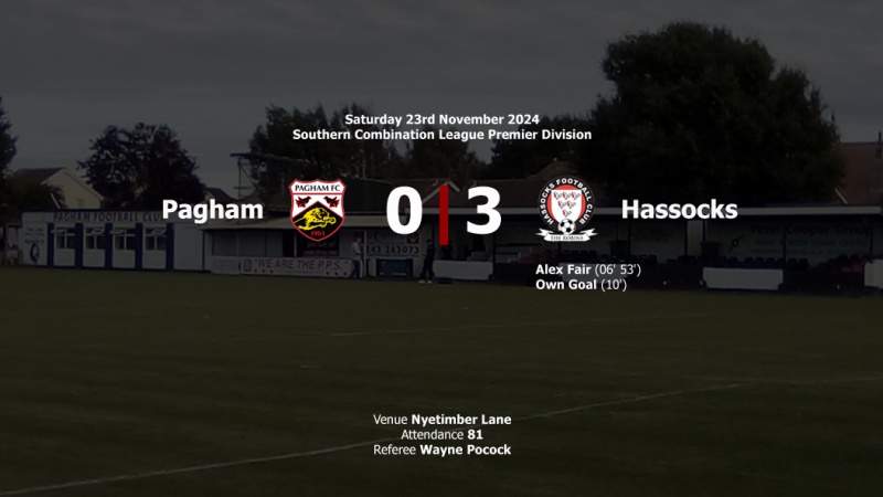 Report: Pagham 0-3 Hassocks