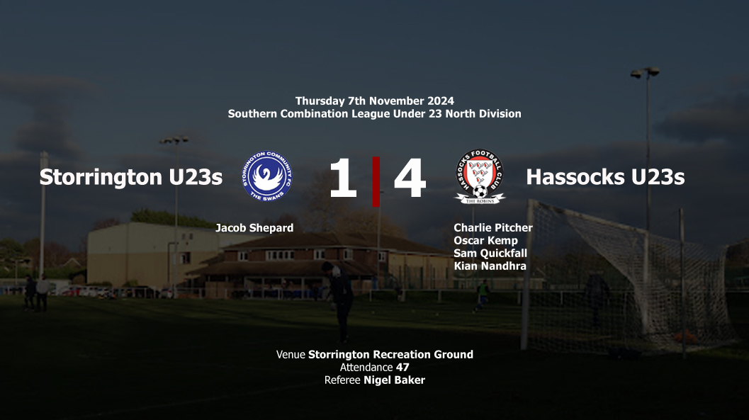 Report: Storrington U23s 1-4 Hassocks U23s