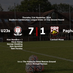 Report: Hassocks U23s 7-1 Pagham U23s