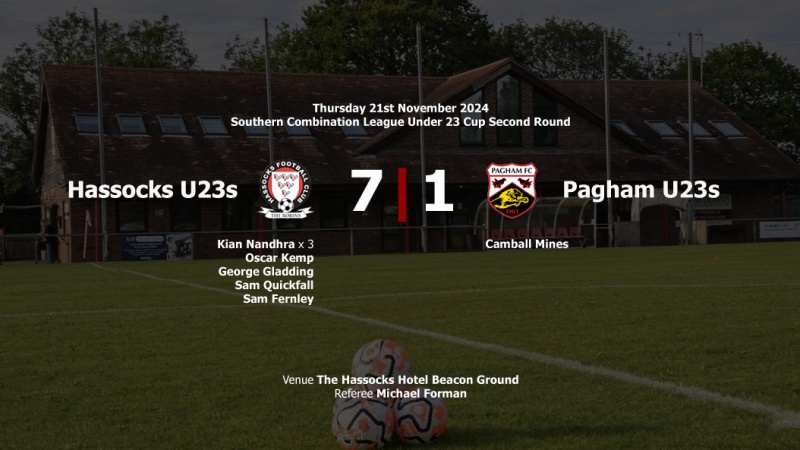 Report: Hassocks U23s 7-1 Pagham U23s