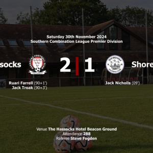 Report: Hassocks 2-1 Shoreham