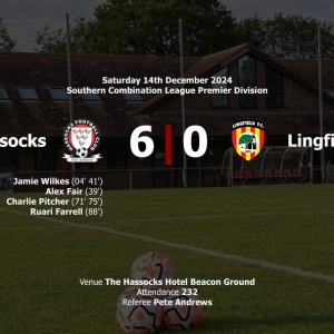 Report: Hassocks 6-0 Lingfield