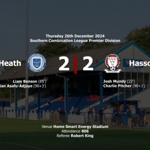 Report: Haywards Heath Town 2-2 Hassocks