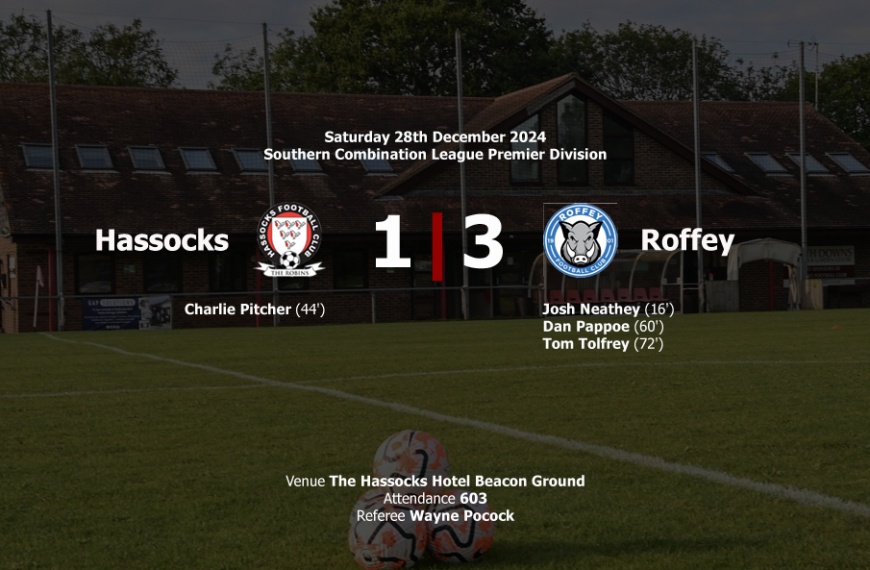 Hassocks suffered their first home league defeat of the 2024-25 season losing 3-1 against Roffey